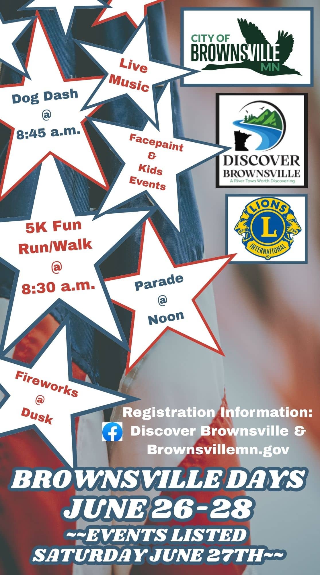 Brownsville Days June 26-28 Flyer Advertiment