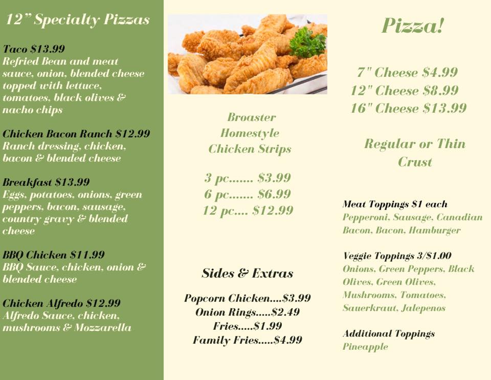 The River Station Menu